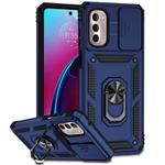 For Motorola Moto G Stylus 4G 2022 Sliding Camshield Holder Phone Case(Blue)