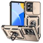 For Motorola Moto G Stylus 5G 2023 Sliding Camshield Holder Phone Case(Gold)