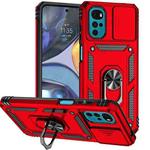 For Motorola Moto G22 5G / Moto G Play 2024 Sliding Camshield Holder Phone Case(Red)