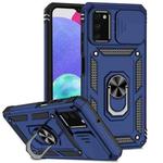 For Samsung Galaxy A02s / A03s 164mm Sliding Camshield Holder Phone Case(Blue)