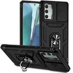 For Samsung Galaxy Note20 Sliding Camshield Holder Phone Case(Black)