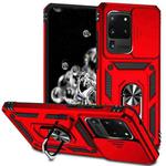 For Samsung Galaxy S20 Ultra Sliding Camshield Holder Phone Case(Red)