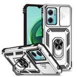 For Xiaomi Redmi Note 11E Sliding Camshield Holder Phone Case(Silver)