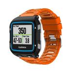 For Garmin Forerunner 920XT Solid Color Silicone Replacement Watch Band(Orange)