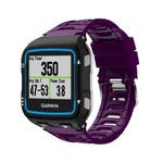 For Garmin Forerunner 920XT Solid Color Silicone Replacement Watch Band(Dark Purple)