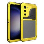 For Samsung Galaxy S23+ 5G RedPepper Wolf 360 Full Body Rugged IP68 Waterproof Phone Case(Yellow)