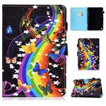 For Amazon Fire Max 11 2023 Colored Drawing Smart Leather Tablet Case(Music Butterflies)