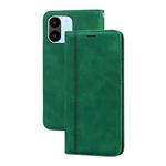 For Xiaomi Redmi A1/A2 Frosted Business Magnetic Horizontal Flip PU Phone Case(Green)