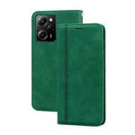 For Xiaomi Redmi Note 12 Pro Speed/Poco X5 Pro 5G Frosted Business Magnetic Horizontal Flip PU Phone Case(Green)