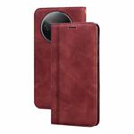 For Xiaomi Redmi A3 Frosted Business Magnetic Horizontal Flip PU Phone Case(Brown)