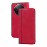 For Xiaomi Redmi A3 Frosted Business Magnetic Horizontal Flip PU Phone Case(Red)