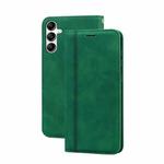 For Samsung Galaxy A14 4G / 5G Frosted Business Magnetic Horizontal Flip PU Phone Case(Green)