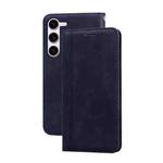 For Samsung Galaxy S23+ 5G Frosted Business Magnetic Horizontal Flip PU Phone Case(Black)