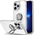 For iPhone 13 Pro Ring Holder TPU Phone Case(Transparent)