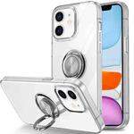 For iPhone 11 Ring Holder TPU Phone Case(Transparent)