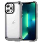 For iPhone 13 Pro Max Skin Feel TPU + PC Phone Case(Transparent Black)