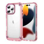 For iPhone 16 Pro Skin Feel TPU + PC Phone Case(Transparent Pink)