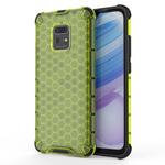 For Xiaomi Redmi 10X 5G Shockproof Honeycomb PC + TPU Protective Case(Green)