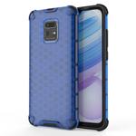 For Xiaomi Redmi 10X 5G Shockproof Honeycomb PC + TPU Protective Case(Blue)