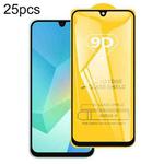For Samsung Galaxy A17 4G 25pcs 9D Full Glue Screen Tempered Glass Film