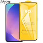 For Samsung Galaxy M36 5G 25pcs 9D Full Glue Screen Tempered Glass Film