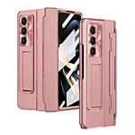 For Samsung Galaxy Z Fold5 5G Integrated Folding Phone Case with Hinge(Rose Gold)