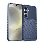 For Samsung Galaxy S25 5G Thunderbolt Shockproof TPU Phone Case(Blue)