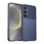 For Samsung Galaxy S25+ 5G Thunderbolt Shockproof TPU Phone Case(Blue)