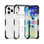 For iPhone 17 Pro Acrylic Magsafe Magnetic Shockproof Phone Case(Transparent Black)