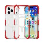 For iPhone 17 Pro Acrylic Magsafe Magnetic Shockproof Phone Case(Red)