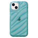 For iPhone 14 Plus Waves TPU Phone Case(Blue)