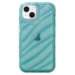 For iPhone 14 Waves TPU Phone Case(Blue)