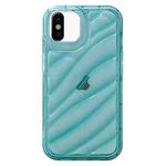 For iPhone XS Max Waves TPU Phone Case(Blue)