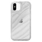 For iPhone X / XS Waves TPU Phone Case(Transparent)