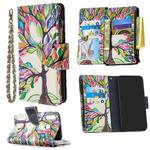For Samsung Galaxy A10e/A20e Colored Drawing Pattern Zipper Horizontal Flip Leather Case with Holder & Card Slots & Wallet(Tree)