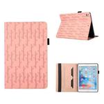 For iPad Air / Air 2 / 9.7 2018 Lucky Bamboo Pattern Leather Tablet Case(Pink)