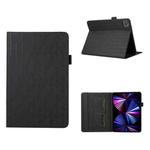 For iPad Pro 11 2022 / 2021 Lucky Bamboo Pattern Leather Tablet Case(Black)