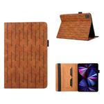 For iPad Pro 11 2022 / 2021 Lucky Bamboo Pattern Leather Tablet Case(Brown)