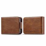 For Samsung Galaxy Z Flip7 5G LC.IMEEKE RFID Anti-theft Leather Phone Case(Brown)