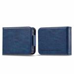 For Samsung Galaxy Z Flip7 5G LC.IMEEKE RFID Anti-theft Leather Phone Case(Blue)