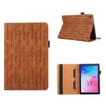 For Huawei MatePad T 10 / T 10s Lucky Bamboo Pattern Leather Tablet Case(Brown)