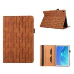 For Huawei MediaPad M5 10 Pro Lucky Bamboo Pattern Leather Tablet Case(Brown)