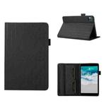 For Nokia T10 Lucky Bamboo Pattern Leather Tablet Case(Black)