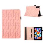 For Xiaomi Redmi Pad 10.61 Lucky Bamboo Pattern Leather Tablet Case(Pink)