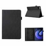 For Xiaomi Pad 6 Lucky Bamboo Pattern Leather Tablet Case(Black)