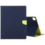 For iPad Pro 12.9 (2020) GOOSPERY FANCY DIARY Horizontal Flip PU Leather Tablet Case with Holder & Card Slots & Wallet(Navy)