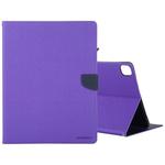 For iPad Pro 12.9 (2020) GOOSPERY FANCY DIARY Horizontal Flip PU Leather Tablet Case with Holder & Card Slots & Wallet(Purple)