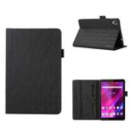 For Lenovo Tab M8 3rd Gen Lucky Bamboo Pattern Leather Tablet Case(Black)