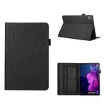 For Lenovo Tab P11 Lucky Bamboo Pattern Leather Tablet Case(Black)