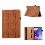 For Lenovo Tab M10 3rd Gen Lucky Bamboo Pattern Leather Tablet Case(Brown)
